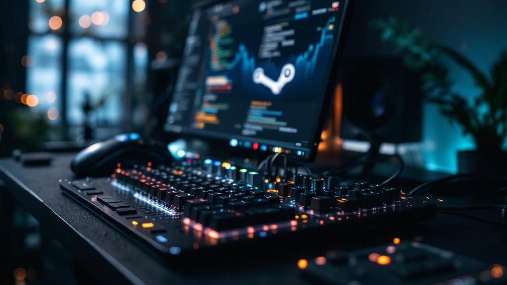 Steam’s market position faces competition as alternative gaming platforms appeal to self-published developers across the globe.